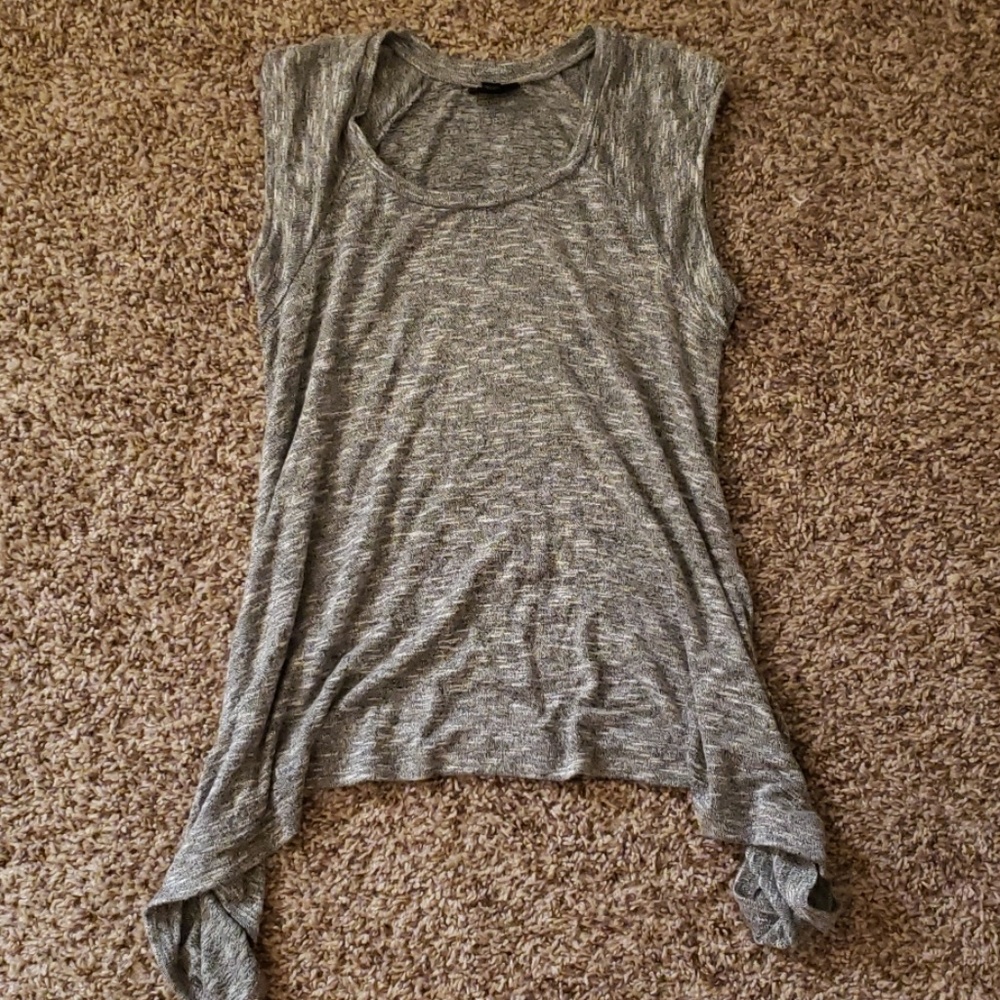 Gray sweater like top